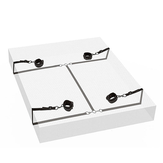 CalExotics Boundless Bondage Play Bed Restraint - Cuffs and Restraints