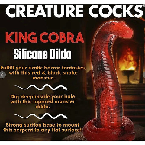 King Cobra Silicone Dildo by XR Brands - Non-Realistic Dildos