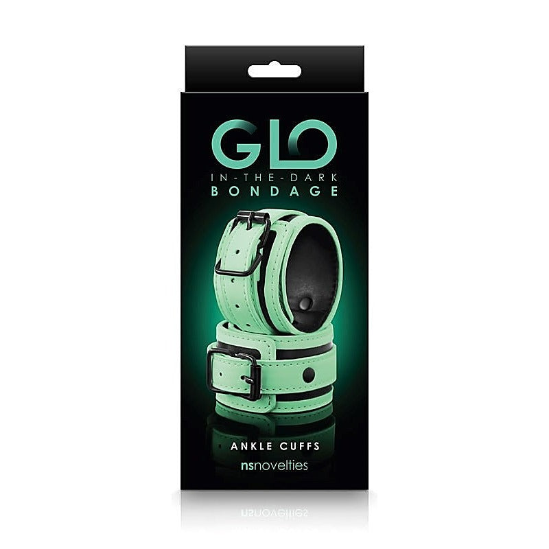 Premium GLO Bondage Ankle Cuffs by NS Novelties - Cuffs and Restraints