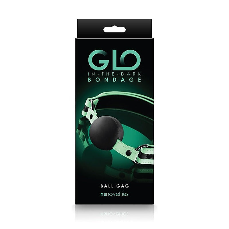Premium GLO Bondage Ball Gag by NS Novelties - Bondage Gags and Bits