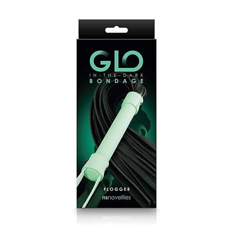 GLO Bondage Flogger - Whips And Crops