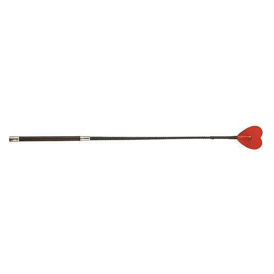 26 Inch Red Heart Tip Crop - Whips And Crops