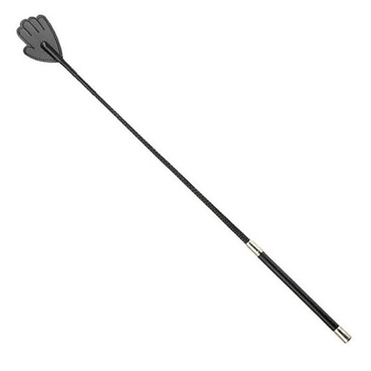 26 Inch Black Hand Tip Bondage Crop - Whips And Crops