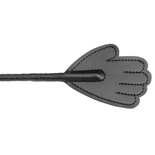 26 Inch Black Hand Tip Bondage Crop - Whips And Crops
