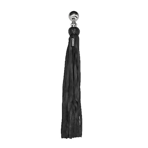 Pain Heavy Metal Ball Flogger Softy Leather