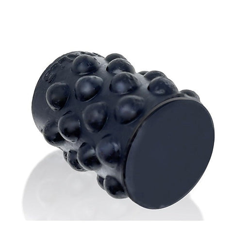 Bubbles Black Silicone Cock Ring by Oxballs - Cock Rings