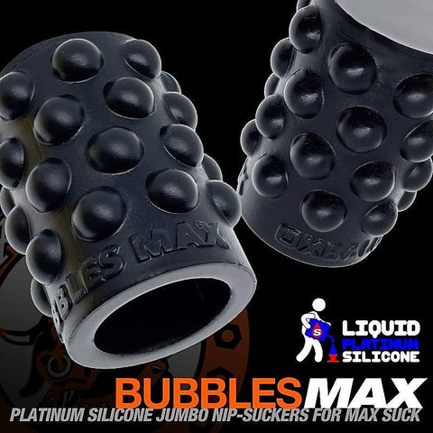 Professional Bubbles Max Black by Oxballs - Breast and Nipple Toys