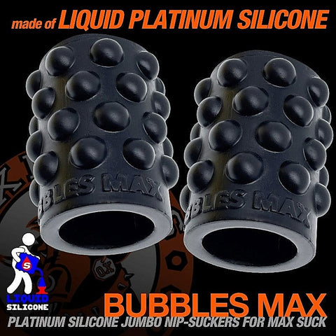 Professional Bubbles Max Black by Oxballs - Breast and Nipple Toys