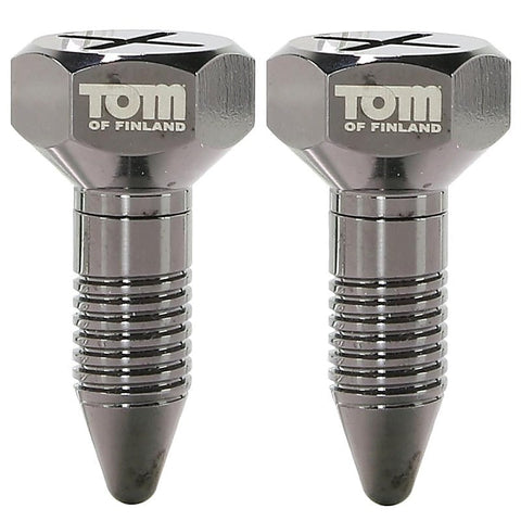 Screw U II Magnetic Nipple Clamps by Tom of Finland - Nipple and Clit Clamps