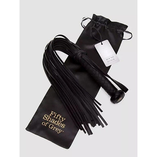 Fifty Shades Vegan Leather BDSM Flogger - Serious Pleasure - Whips And Crops