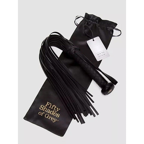 Fifty Shades Vegan Leather BDSM Flogger - Serious Pleasure - Whips And Crops