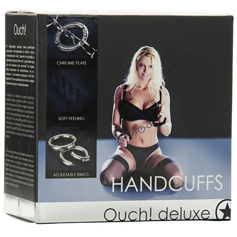 Premium OUCH! Deluxe Handcuffs by Shots Toys - Cuffs and Restraints
