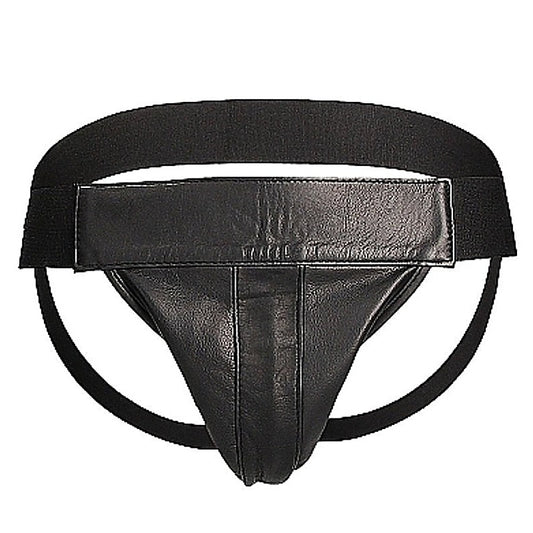 Uomo Plain Front Jock Black