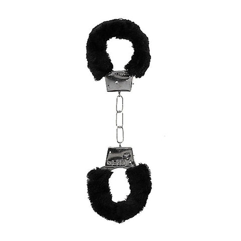 Lightweight Fur-Lined Steel Cuffs by Shots Toys - Cuffs and Restraints