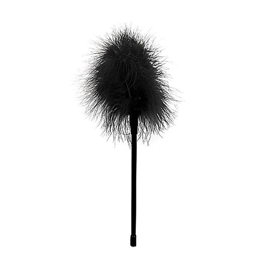 Ouch Black and White Feather Tickler