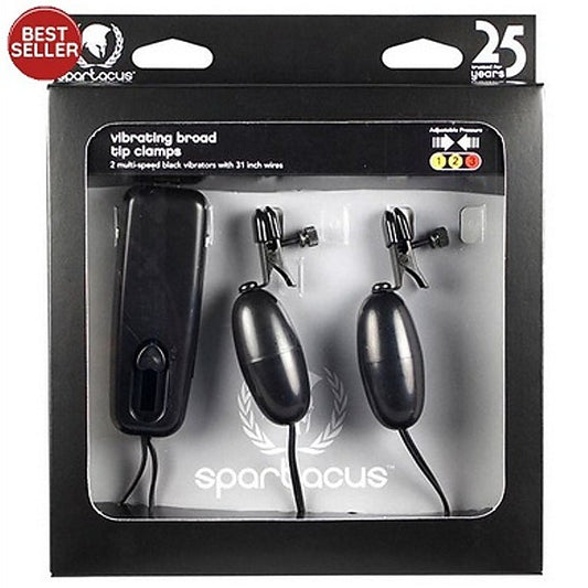 Vibrating Alligator Mini Nipple  Clamps Black