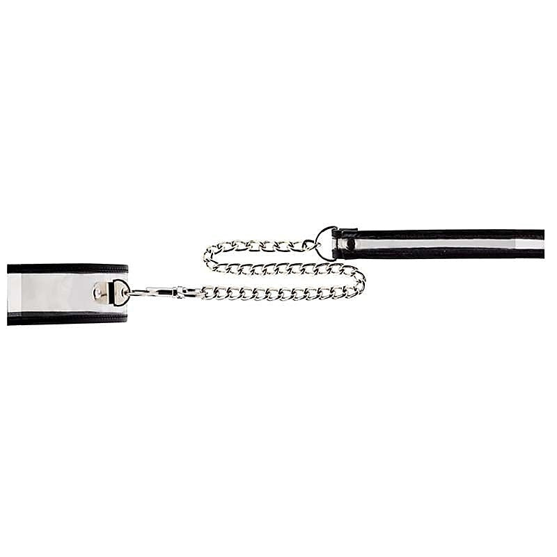 Bad Romance Translucent Slave Collar by Shots Toys - Collars and Leads