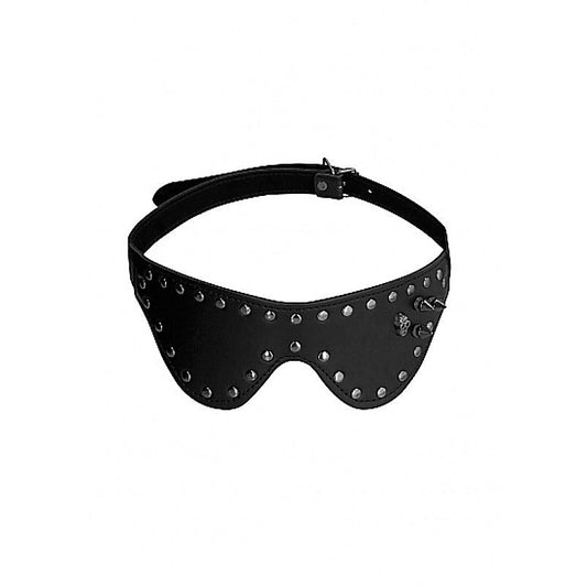 OUCH! S+B - Eye Mask + Skulls & Spikes - Black