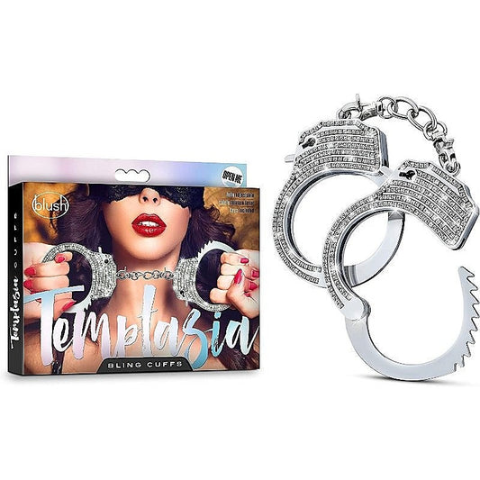 Temptasia Bling Cuffs - Luxurious Stainless Steel Restraints