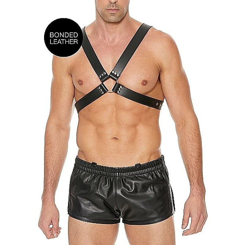 Mens Large Buckle Harness by Shots Toys - Cuffs and Restraints