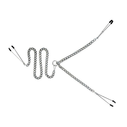 Y-Style Adjustable Tweezer Clamps with Clit Clamp