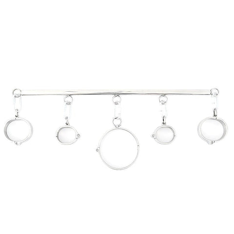 Luxurious Stainless Steel Bondage Kit by BDStyle - Spreaders and Hangers