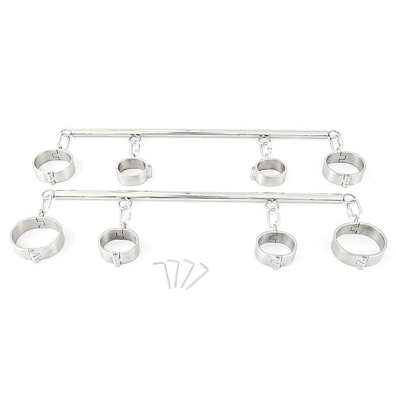 Unisex Heavy Duty Stainless Steel Wrist-Ankle Spreader - Spreaders and Hangers