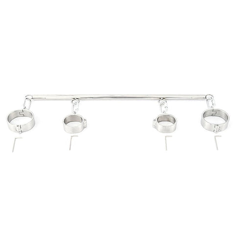 Unisex Heavy Duty Stainless Steel Wrist-Ankle Spreader - Spreaders and Hangers