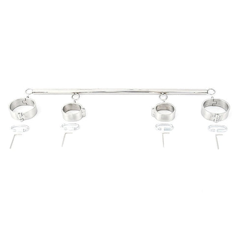 Unisex Heavy Duty Stainless Steel Wrist-Ankle Spreader - Spreaders and Hangers