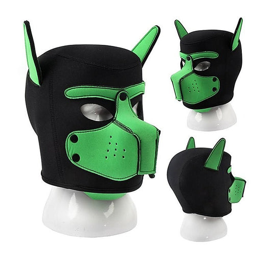 Camouflage Dog Bondage Hood - Bondage Hoods