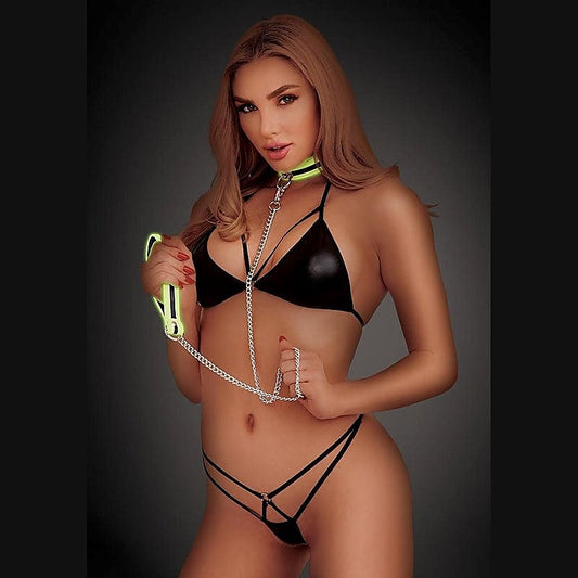 Luminous Dominance - Glow Collar & Leash Set
