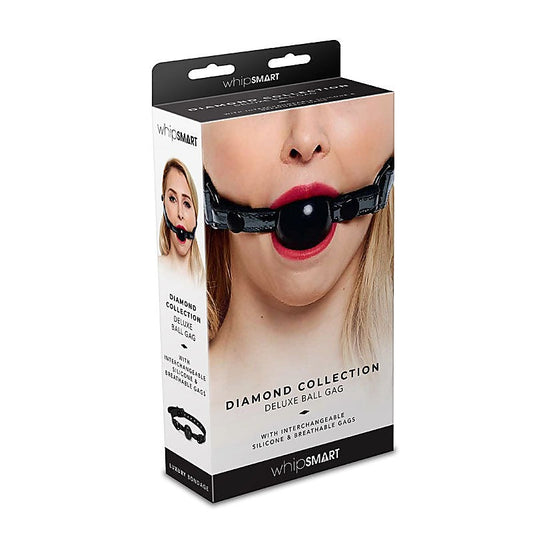 WhipSmart Diamond Ball Gag - Bondage Gags and Bits