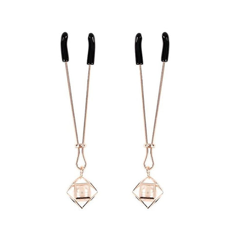 S&M Brat Pearl Nipple Clamps by Sportsheets - Nipple and Clit Clamps