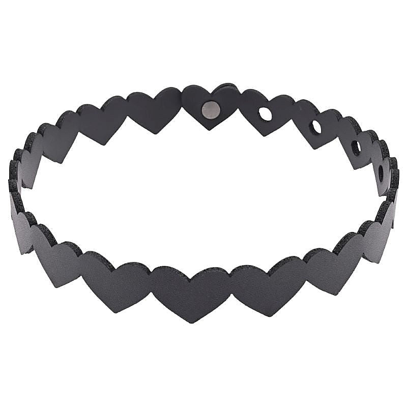 Premium S&M Heart Day Collar by Sportsheets - Collars and Leads