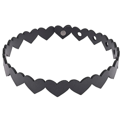 Premium S&M Heart Day Collar by Sportsheets - Collars and Leads