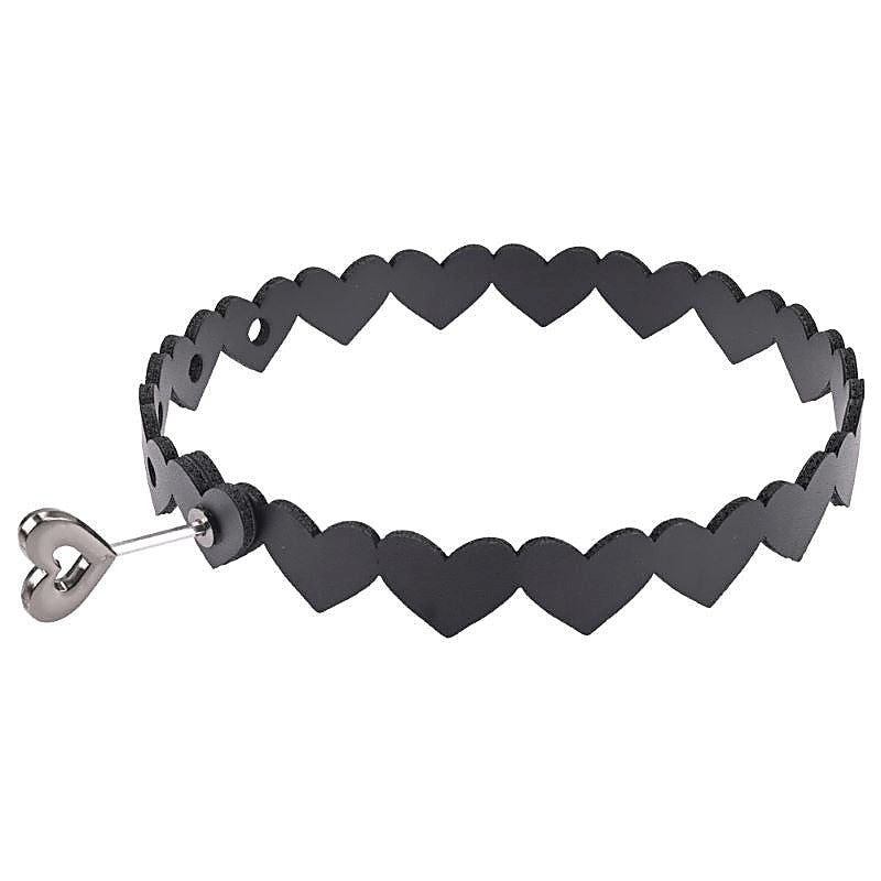 Premium S&M Heart Day Collar by Sportsheets - Collars and Leads