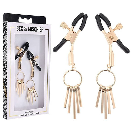 Verge Sensual Nipple Clamps - Adjustable Pleasure Journey
