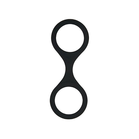 Whisper of Ecstasy - WhipSmart Silicone Handcuffs with Satin Blindfold