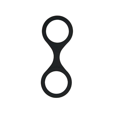 WhipSmart Silicone Handcuffs with Satin Blindfold - Cuffs and Restraints