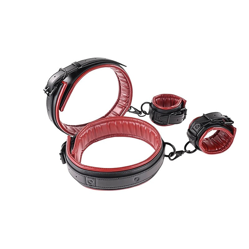 Saffron BDSM Thigh & Wrist Cuff Set by Sportsheets - Cuffs and Restraints