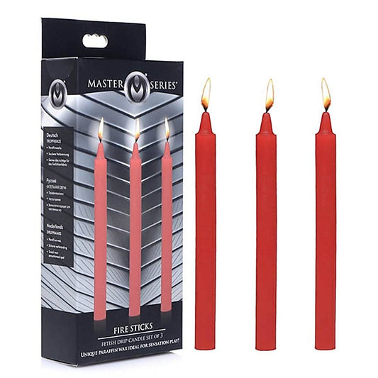 XR Brands Master Series Fetish Drip Candles - Bath and Intimate Fragrances