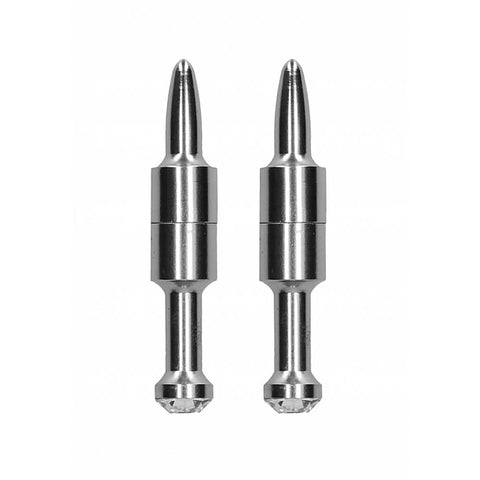 Magnetic Diamond Pin Nipple Clamps by Shots Toys - Nipple and Clit Clamps
