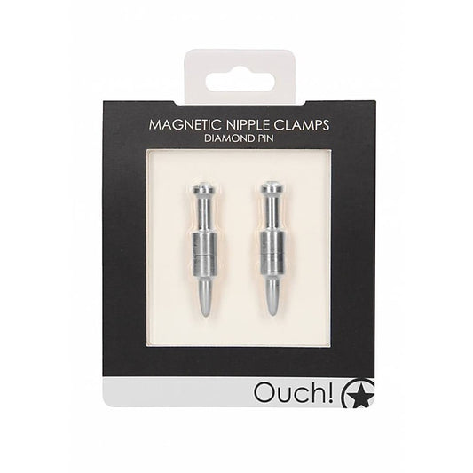 Shots Toys Magnetic Diamond Pin Nipple Clamps