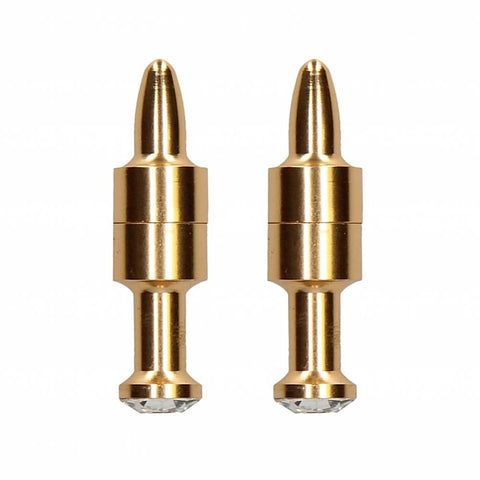 Magnetic Diamond Pin Nipple Clamps by Shots Toys - Nipple and Clit Clamps