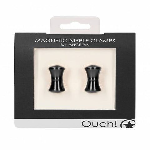 Balance Pin Magnetic Nipple Clamps by Shots Toys - Nipple and Clit Clamps