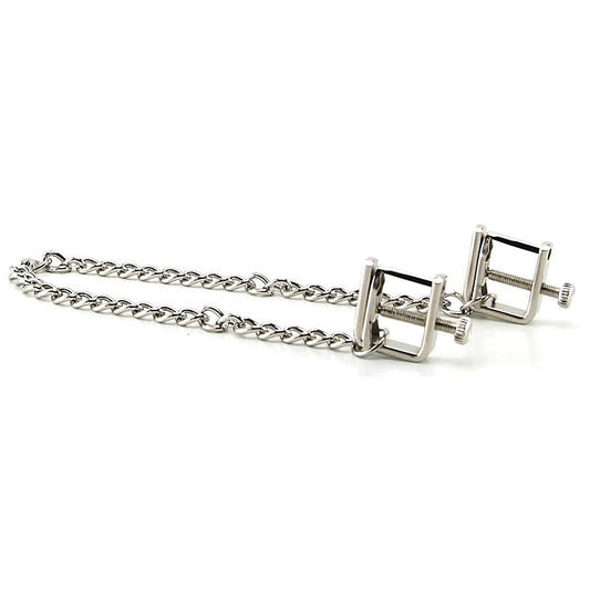 Siege Adjustable BDSM Nipple Stretcher Clamps - Nipple and Clit Clamps
