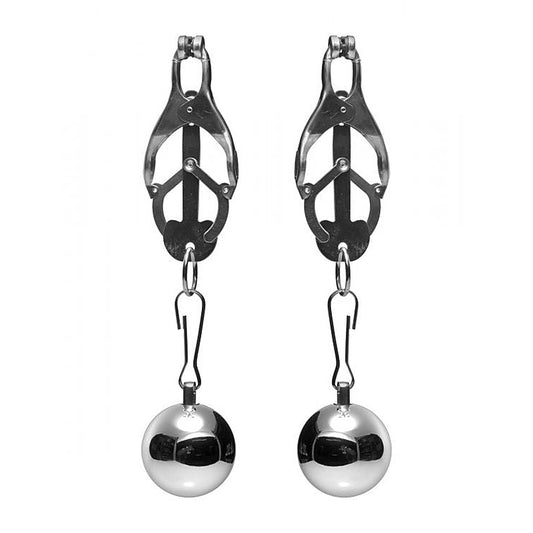 Deviant Monarch Weighted Nipple Clamps - Nipple and Clit Clamps