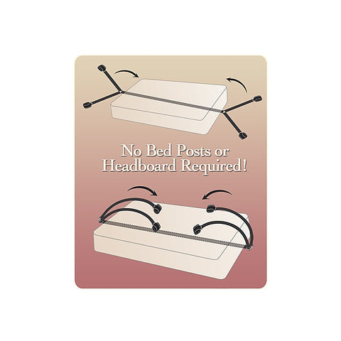 Fetish Fantasy Bed Bindings BDSM Restraint Kit - Bondage Kits