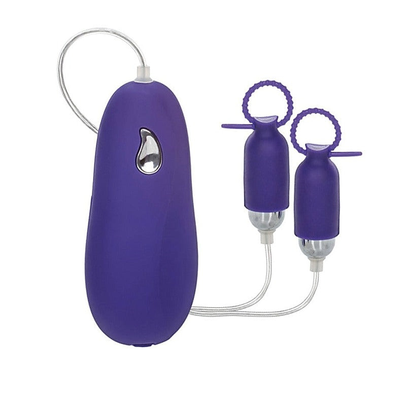 Nipple Play Silicone Vibrating Pleasurizers - Rabbit Vibrators