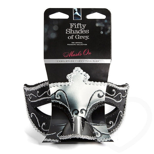 Masks On Masquerade Mask Twin Pack by Love Honey - Masks And Blindfolds